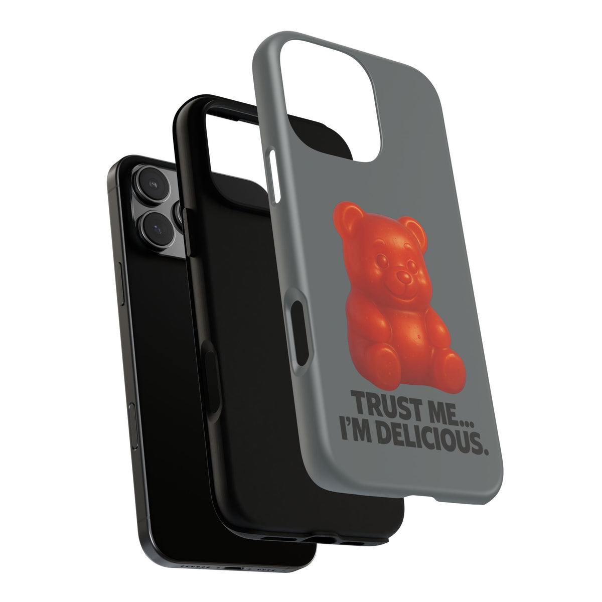 Phone Case — Red Gummy Bear 'Trust Me... I'm Delicious' Protective Case