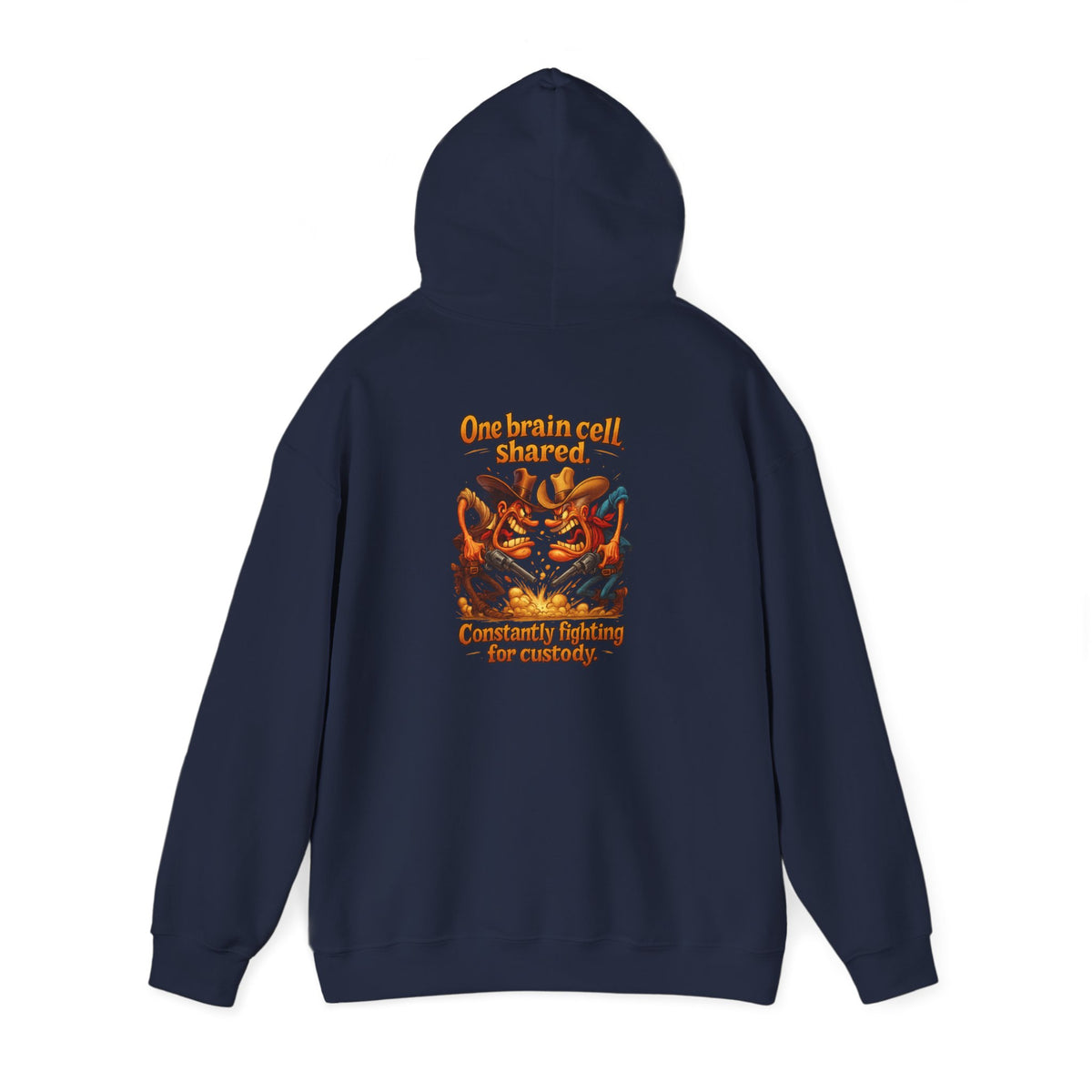Vintage Crest Hoodie — Community Vibes Graphic Hooded Sweatshirt