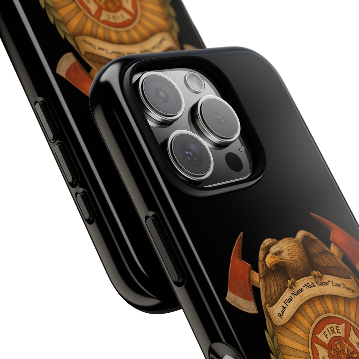 Firefighter Badge Phone Case — Tough Cases Customizable Emblem Design