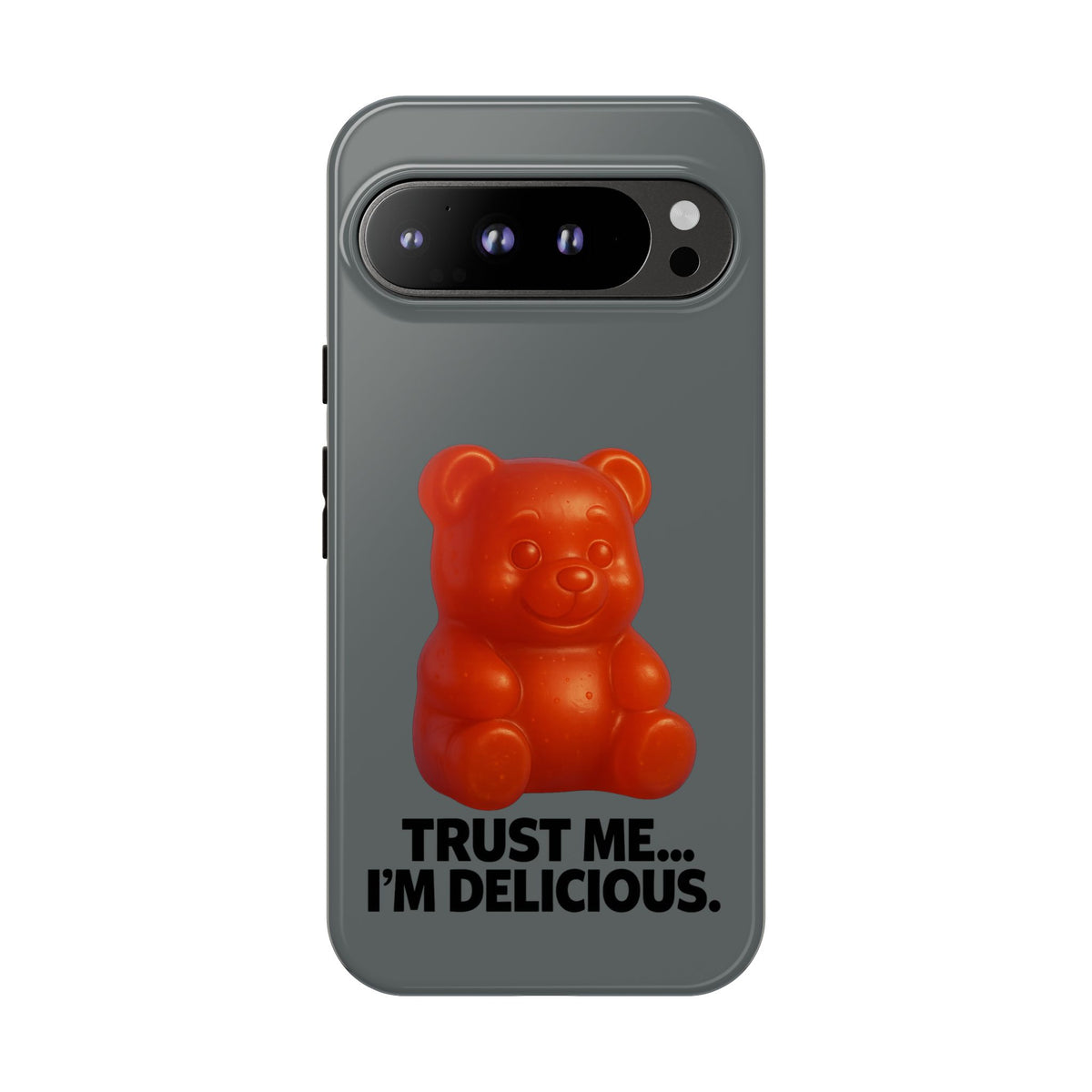 Phone Case — Red Gummy Bear 'Trust Me... I'm Delicious' Protective Case