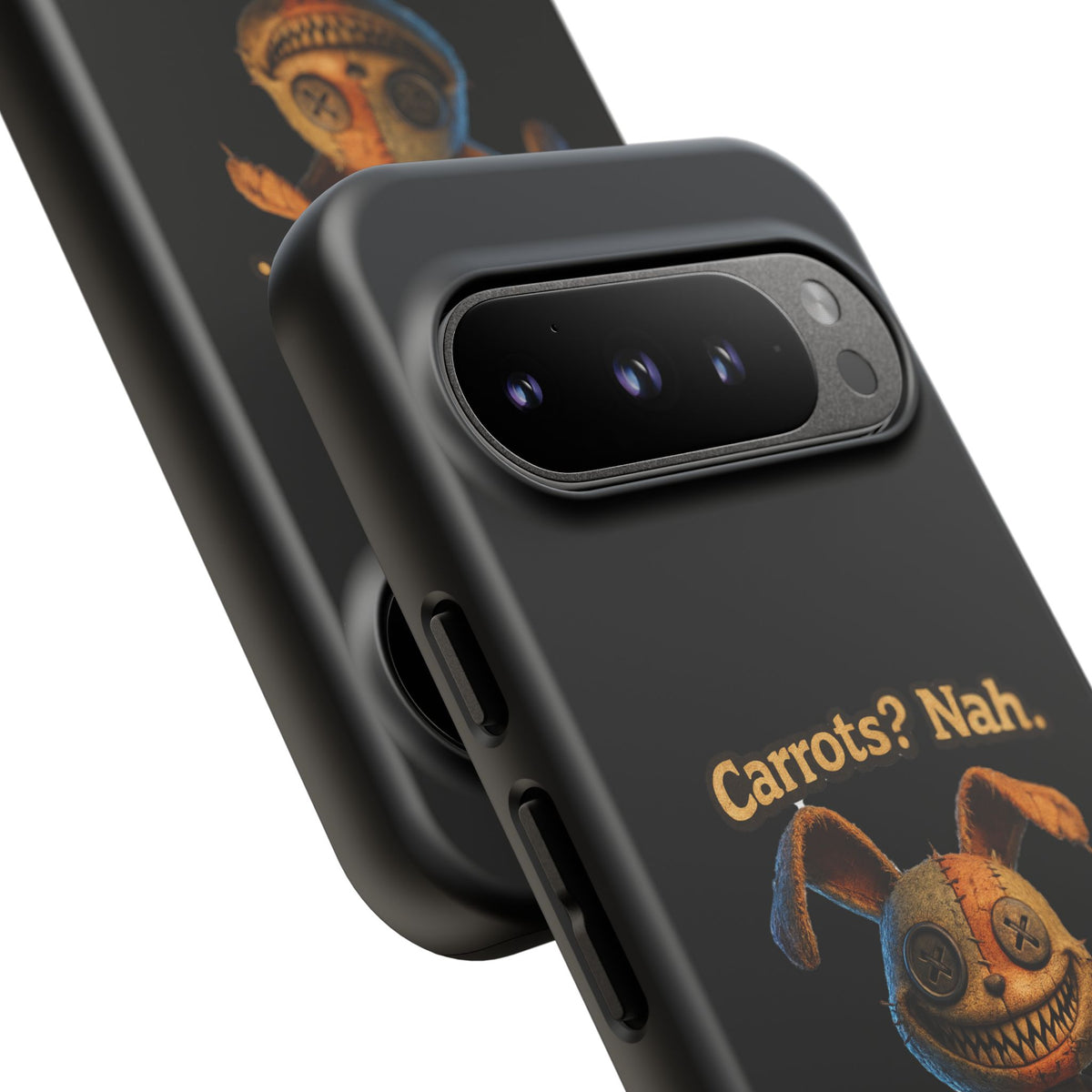 Phone Case — Creepy Bunny "Carrots? Nah. I crave screams." Horror iPhone Case