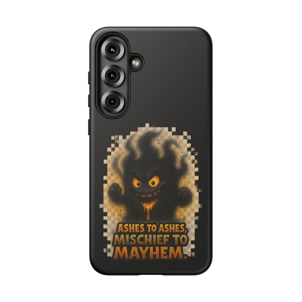 Phone Case — 'Ashes to Ashes, Mischief to Mayhem' Spooky Ghost Protective Case