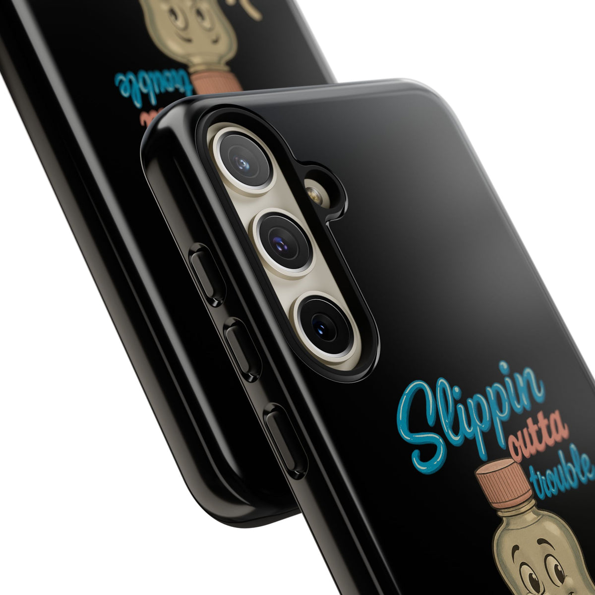 Phone Case — Retro 'Slippin Outta Trouble' Baby Bottle Design