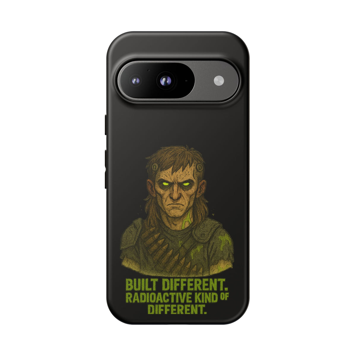 Phone Case — "Built Different, Radioactive Kind of Different" Mutant Design