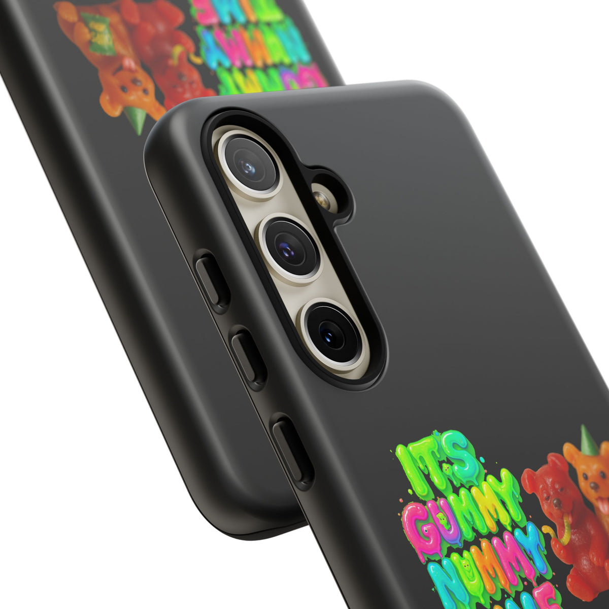 Phone Case — "It's Gummy Nummy Time" Colorful Gummy Bear Protective Case
