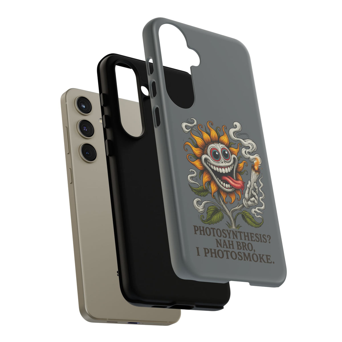 Photosmoke Sunflower Phone Case — Funny Stoner Botanical iPhone Cover