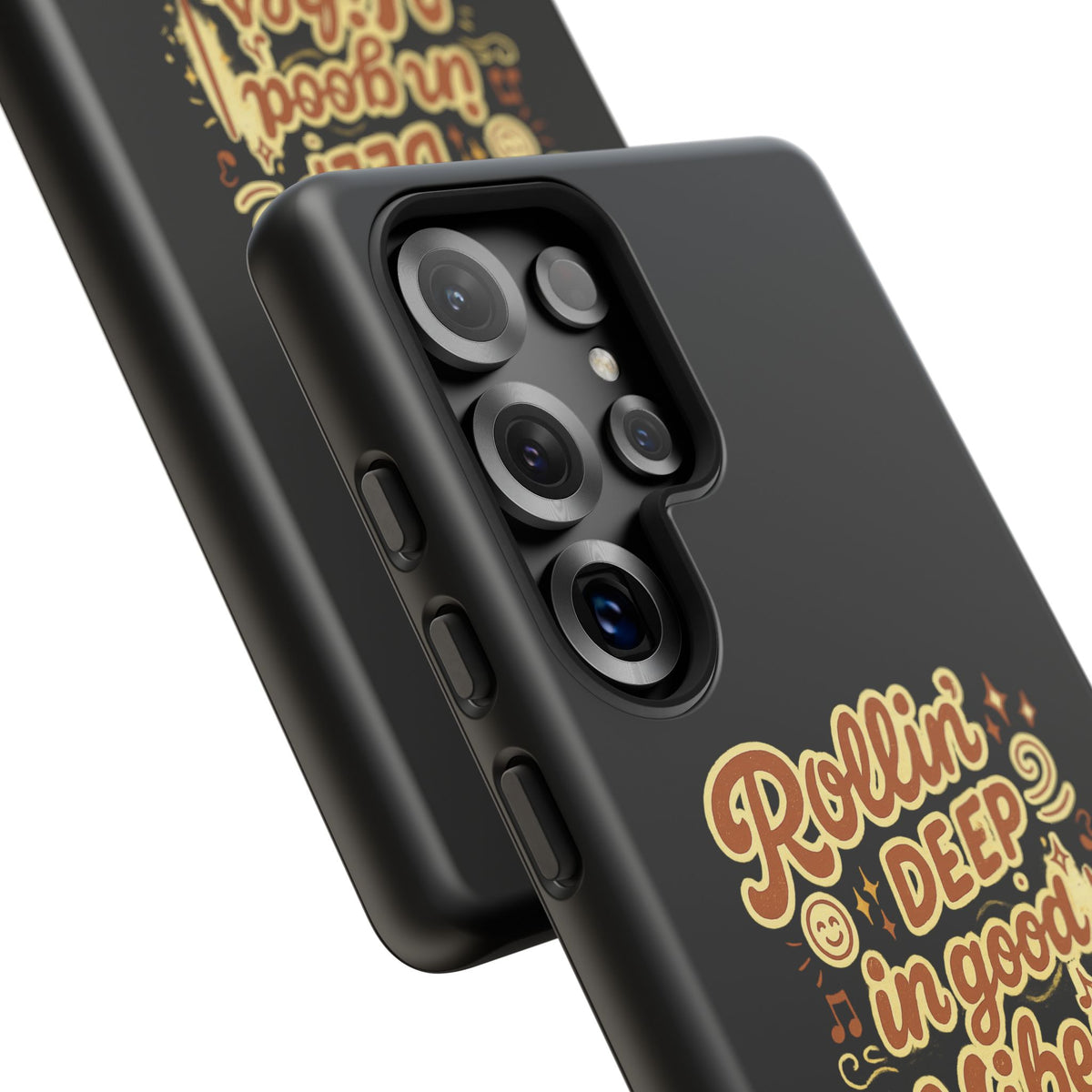 Phone Case — "Rollin' Deep in Good Vibes" Cartoon Retro Design