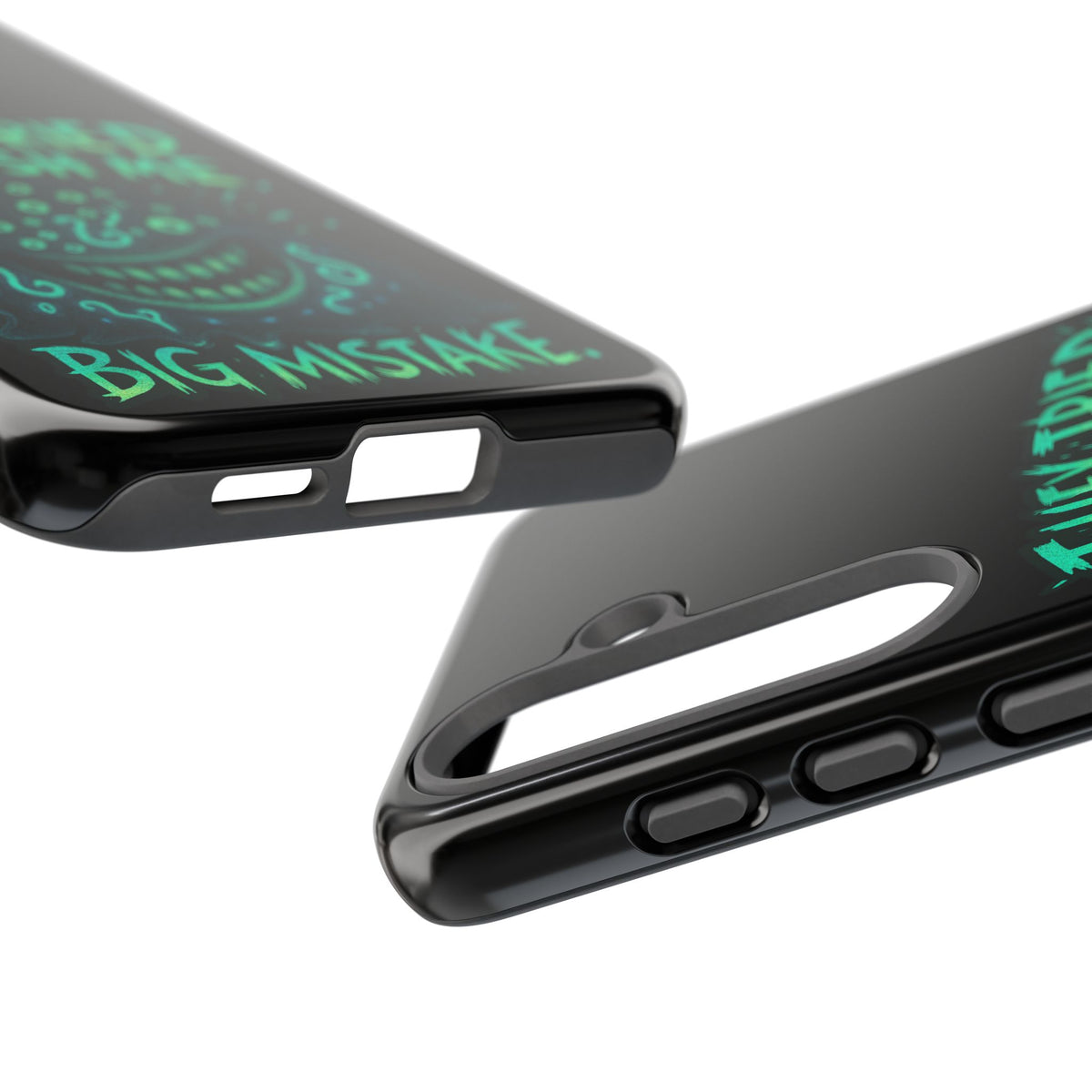 Phone Case — Glow Monster "They Tried to Flush Me, Big Mistake"
