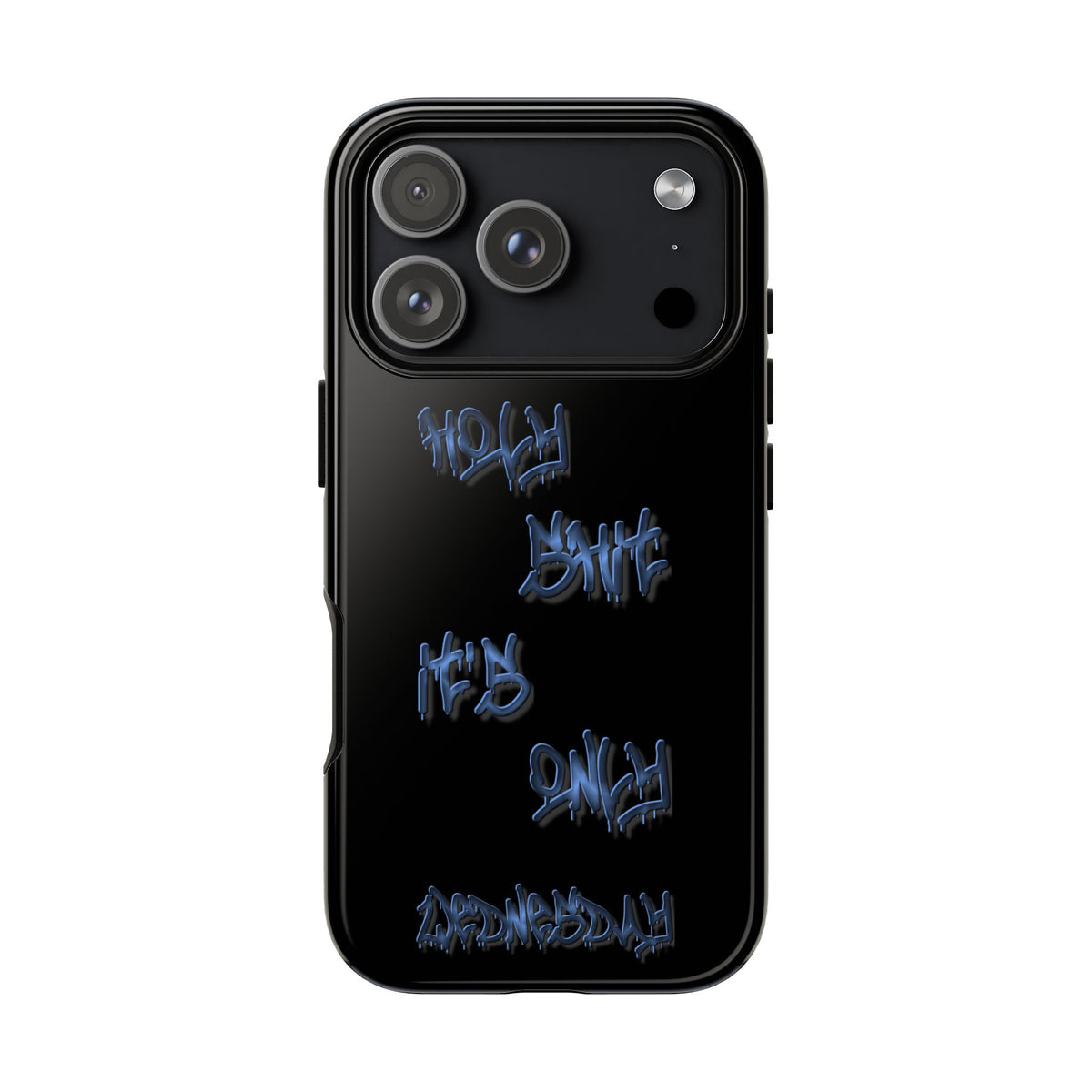 Phone Case — Blue Neon Graffiti "Tough Cases" Protective Cover