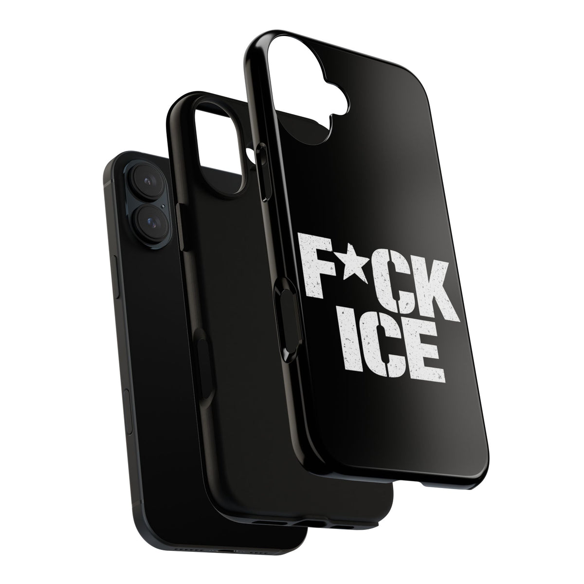 Phone Case — “F*CK ICE” Bold Protest Protective Cover