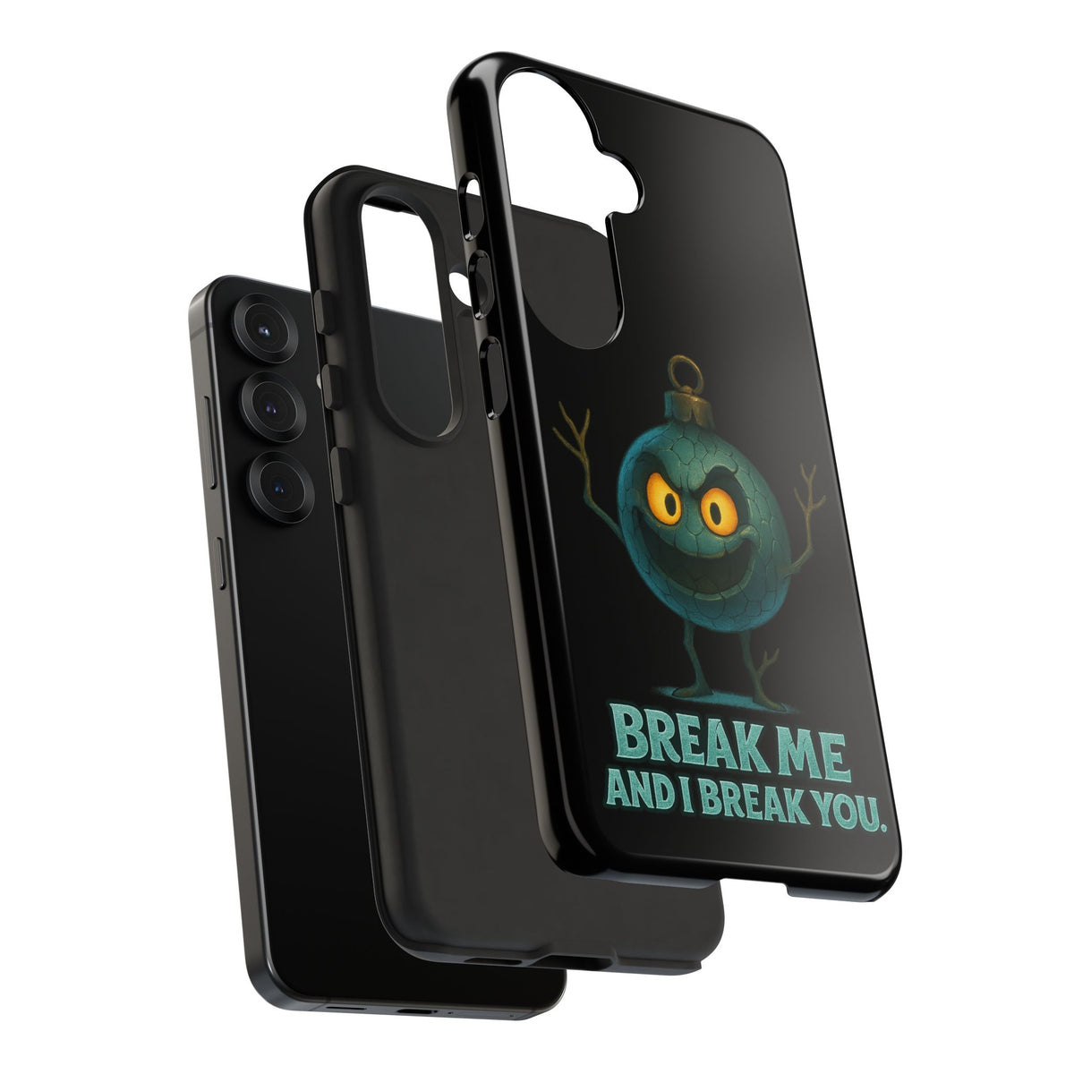 Phone Case — 'Break Me and I Break You' Mischievous Ornament Protective Cover