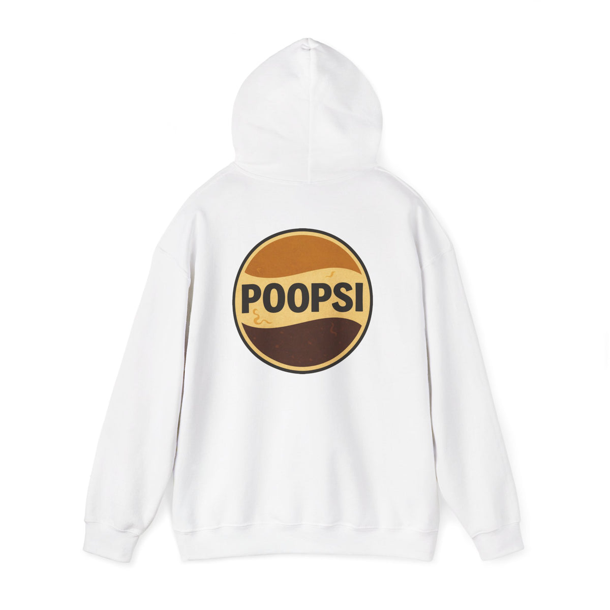 Poopsi Logo Hoodie — Funny Retro Soda Parody Sweatshirt