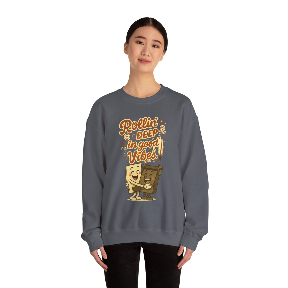 Rollin' Deep in Good Vibes Crewneck