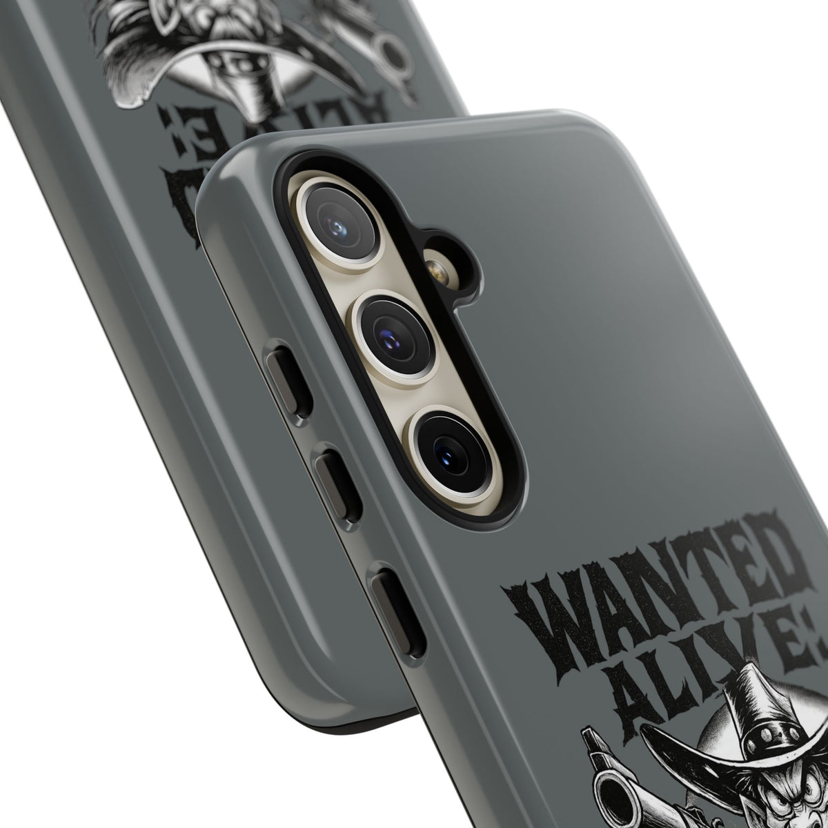 Phone Case — "Wanted Alive!" Cowboy Chewin' Tobacco Graphic