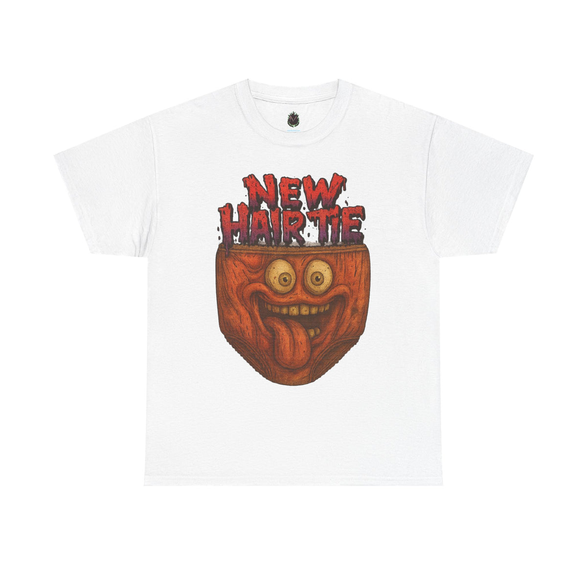 New Hair Tie – Crazy Underwear Face T-Shirt