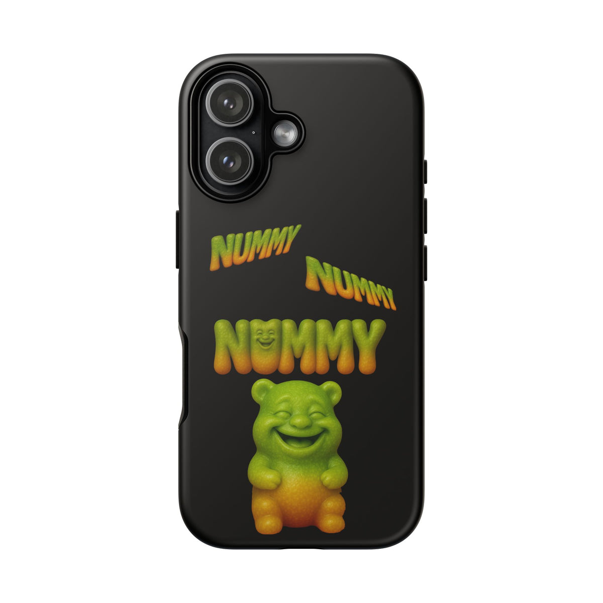 Nummy Gummy Phone Case — Cute Retro Green Gummy Bear Protective Case