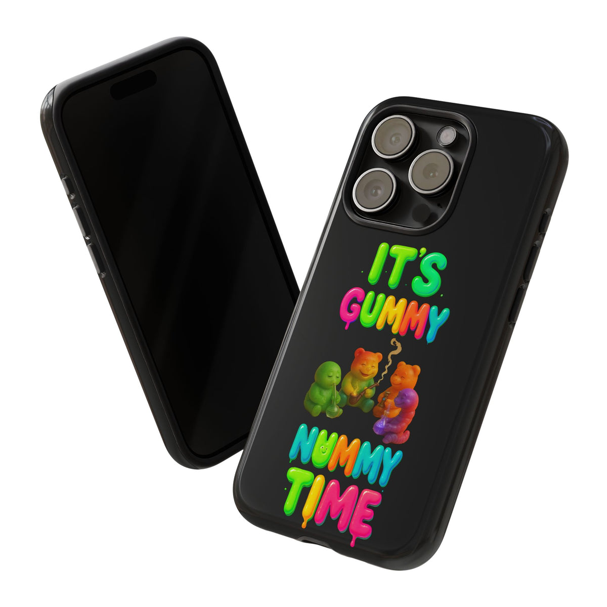 It's Gummy Nummy Time Phone Case — Colorful Gummy Bears Protective Case
