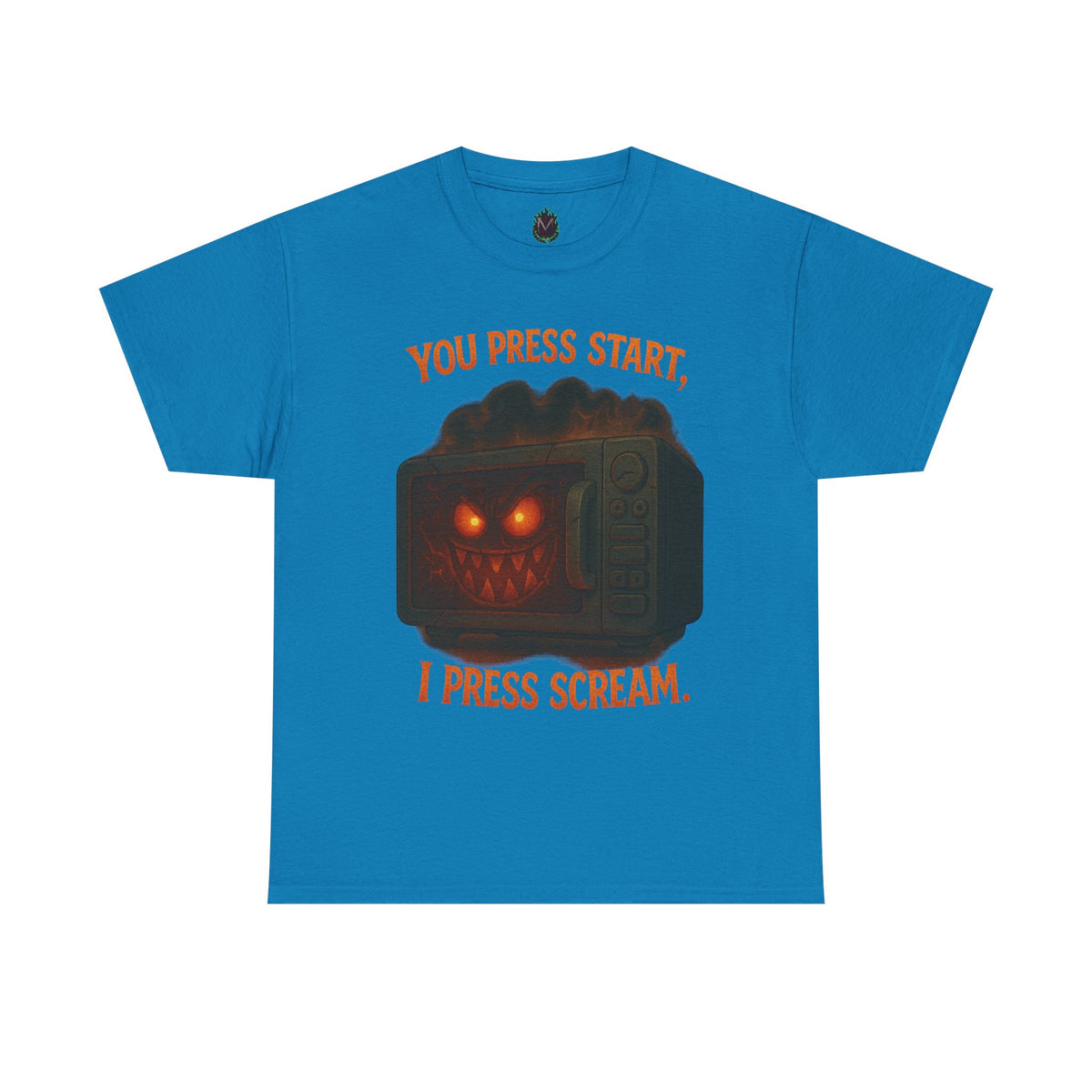 You Press Start I Press Scream tee | Retro Horror Game Controller