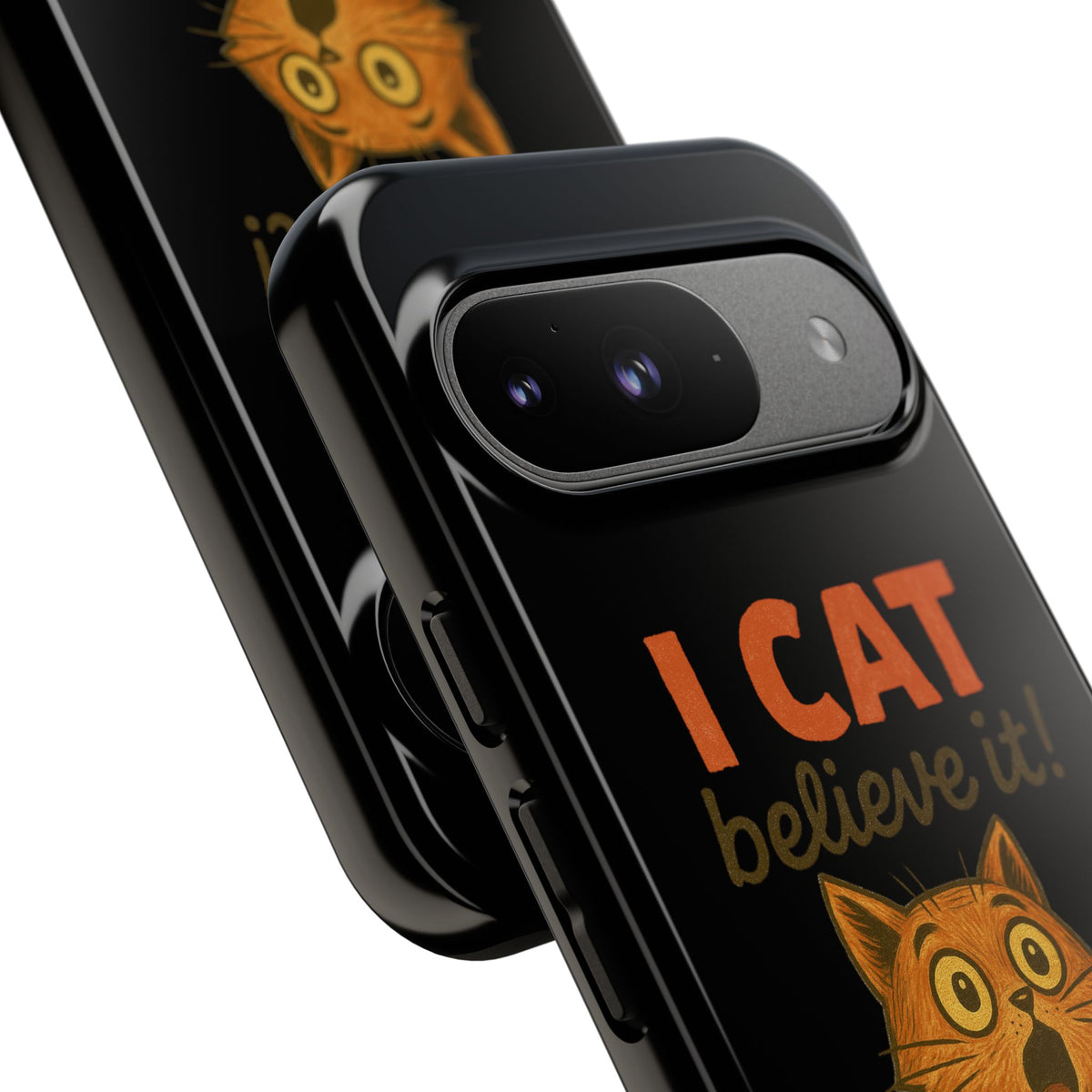 Phone Case — "I Cat Believe It!" Funny Orange Cat Protective Case