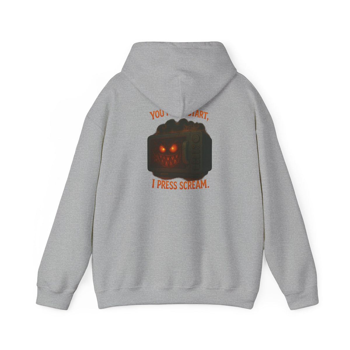 Spooky Hoodie — "You Press Start, I Press Scream" Halloween Sweatshirt