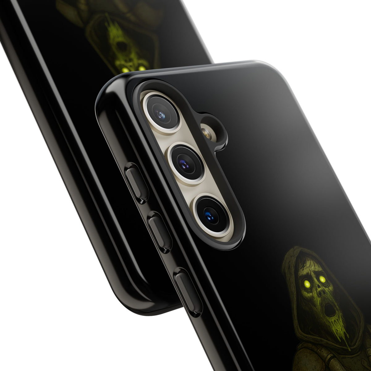 Phone Case — 'Toxic? Nah, Just Prophetically Unpleasant' Neon Grim Reaper Protective Cover