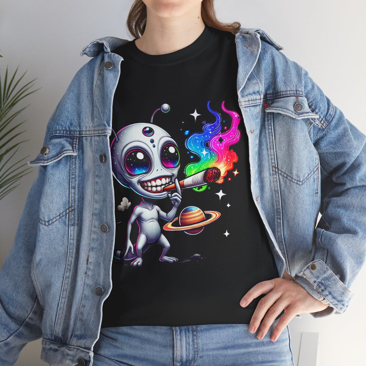 "Cosmic Chill" Funny Alien T-Shirt