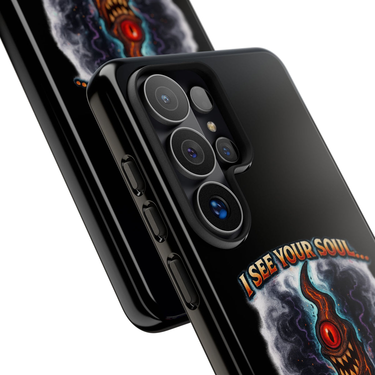 Phone Case — "I See Your Soul and It’s Disappointing" Dark Horror Graphic