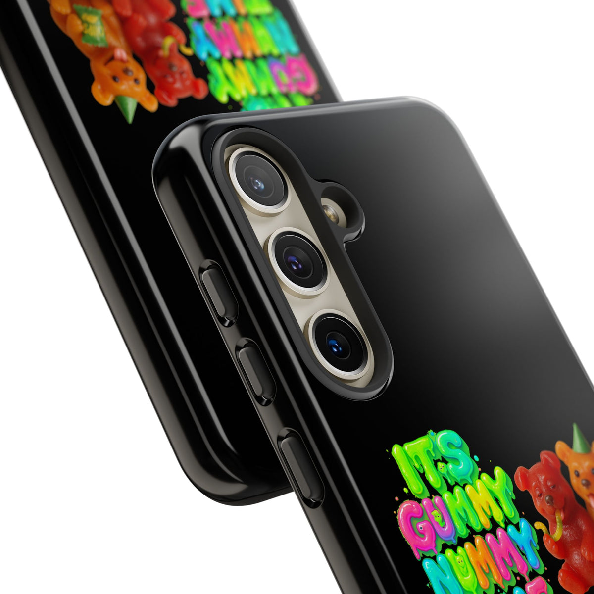 Phone Case — "It's Gummy Nummy Time" Colorful Gummy Bear Protective Case