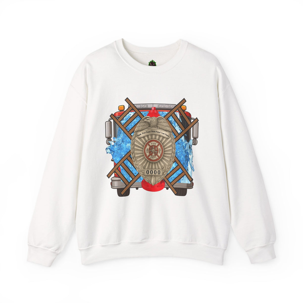 Firefighter by Trade Protector by Choice Crewneck Sweatshirt