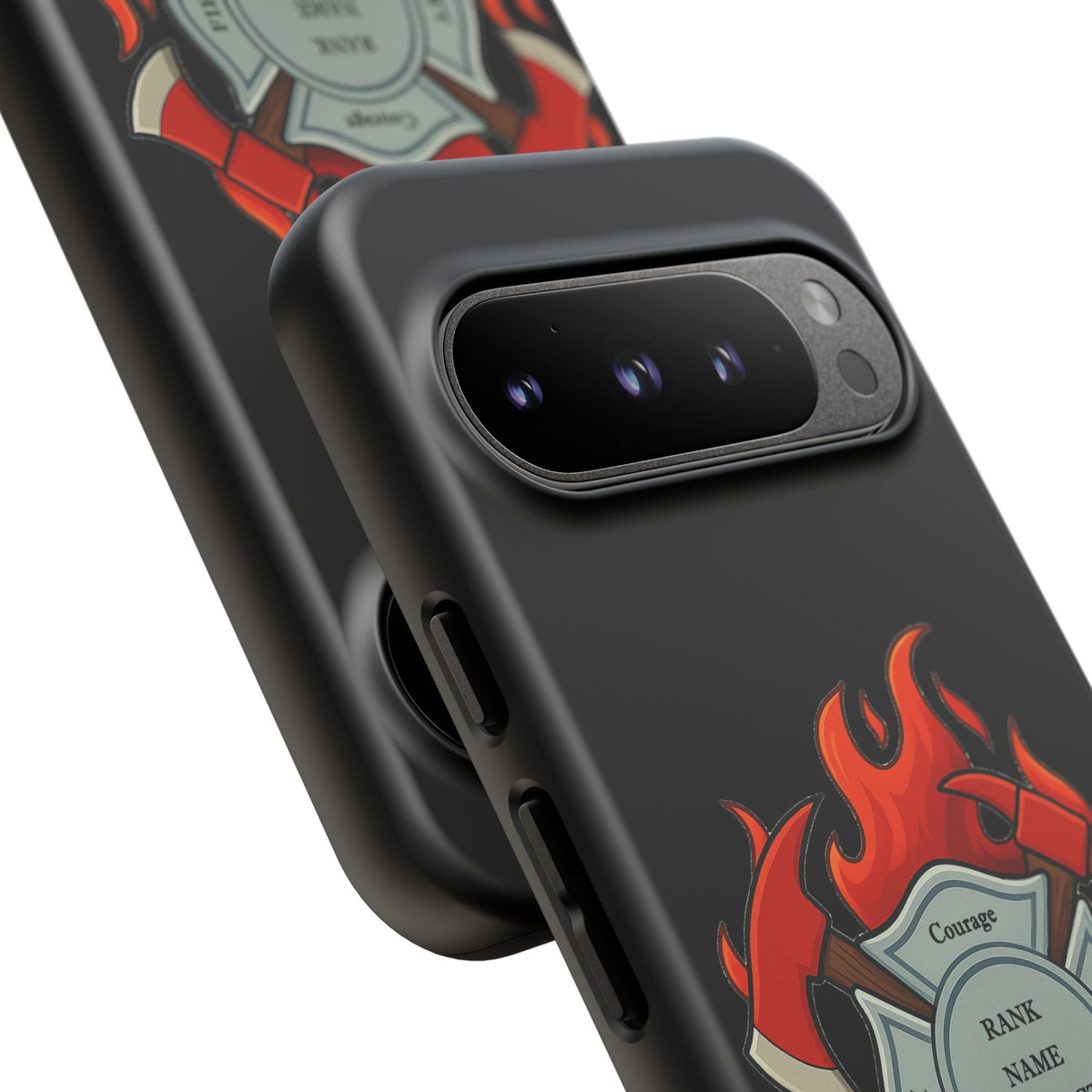 Firefighter Maltese Cross Phone Case — Custom Rank/Name/District Design