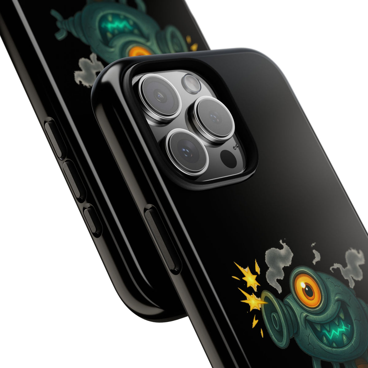 Phone Case — Cute Zombie Blaster Design with "I See You... And Now You're Toast"