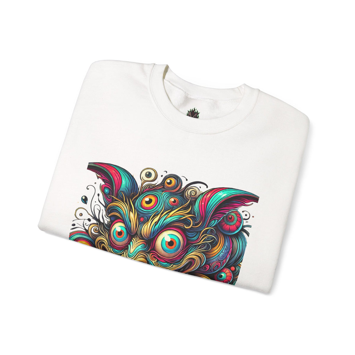 Demon Swirl Eyes Crewneck Sweatshirt