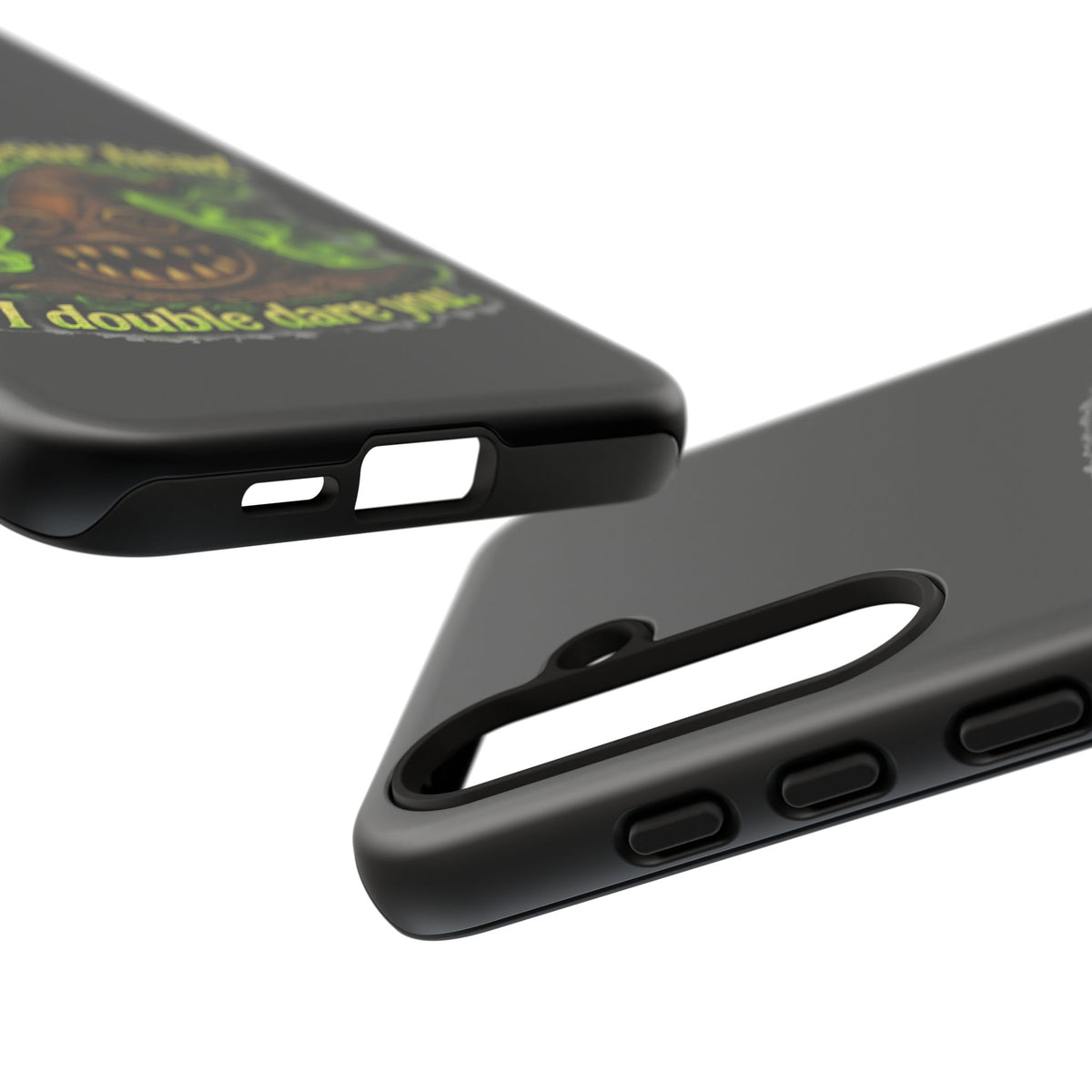 Phone Case — 'Put Me On Your Head, I Double Dare You' Witch Hat Horror Design