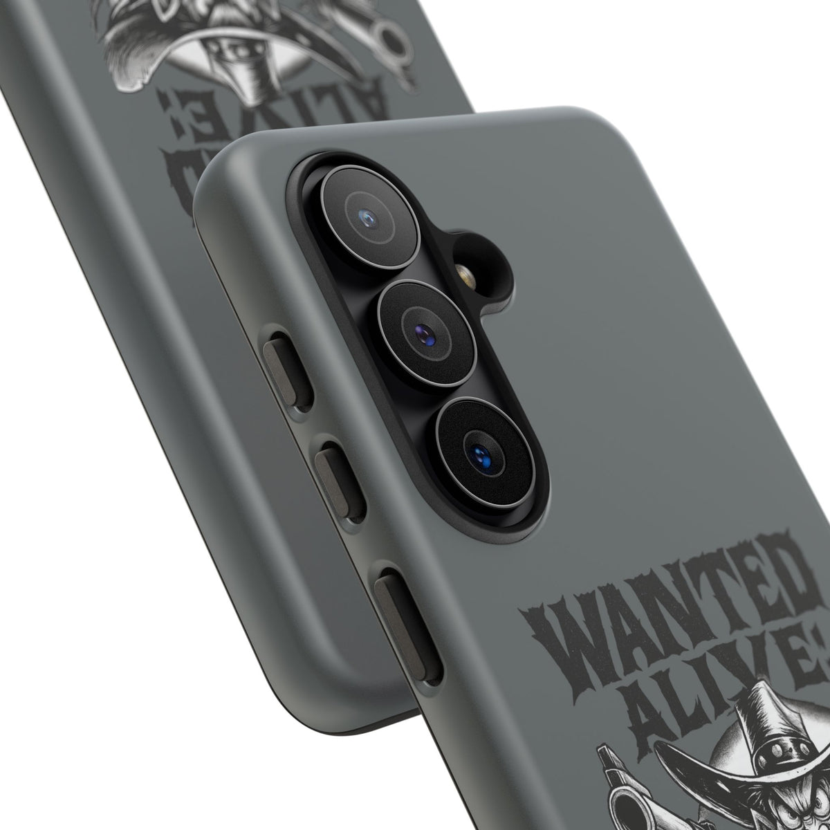 Phone Case — "Wanted Alive!" Cowboy Chewin' Tobacco Graphic