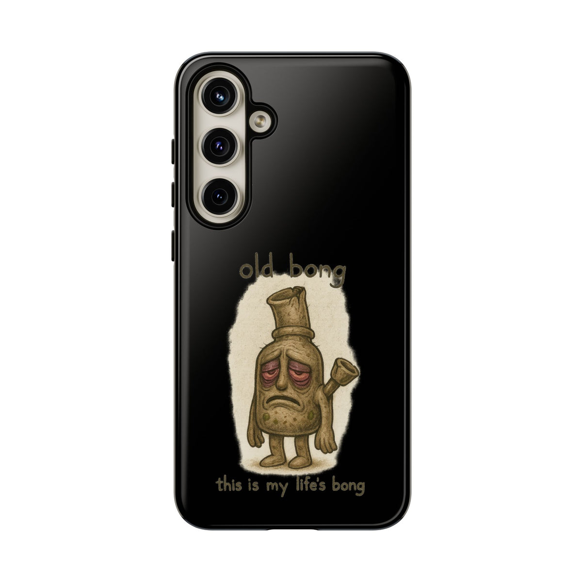 Phone Case — 'Old Bong' Funny Stoner Illustration, "This Is My Life's Bong"