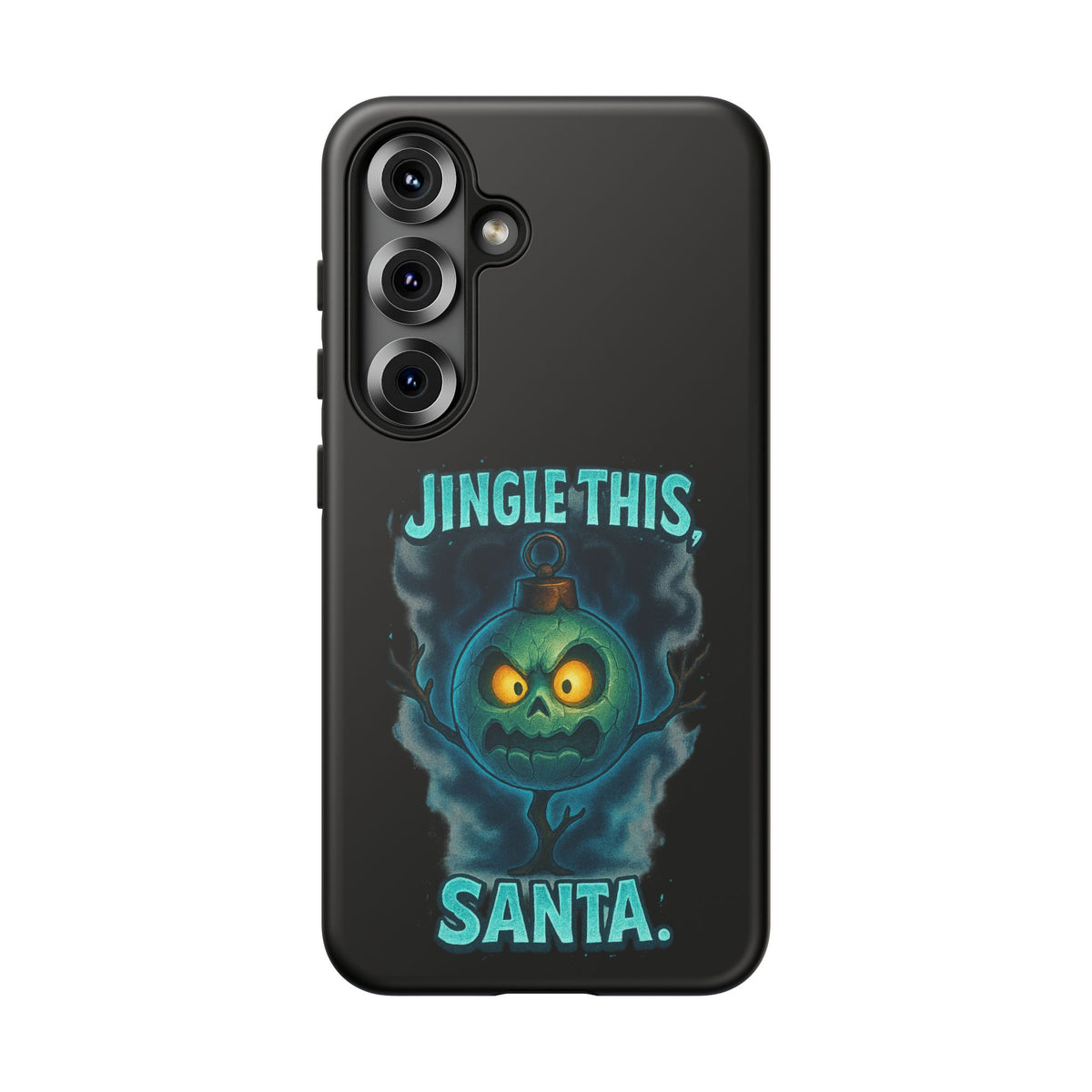 Phone Case - 'Jingle This, Santa' Spooky Holiday Protective Case