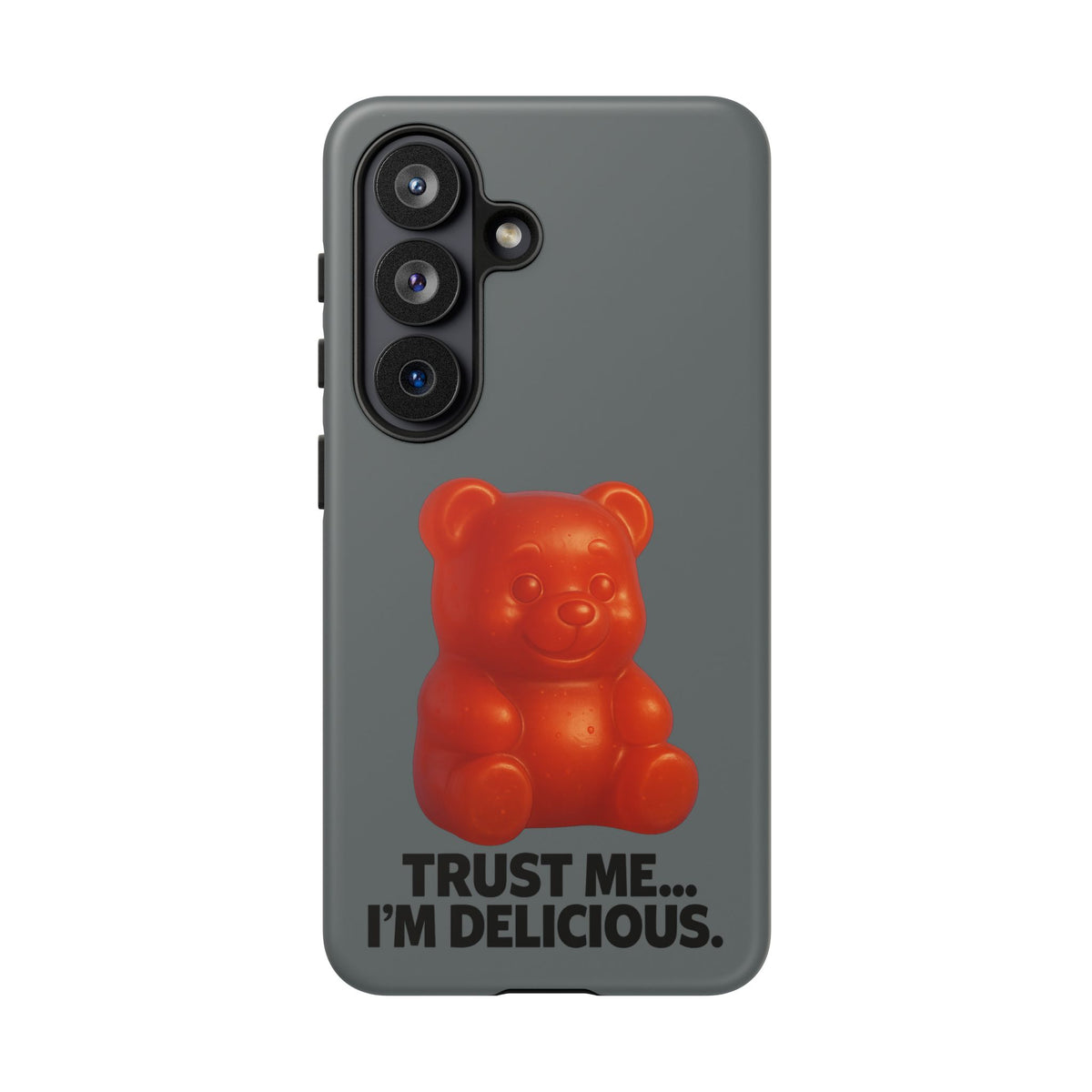 Phone Case — Red Gummy Bear 'Trust Me... I'm Delicious' Protective Case
