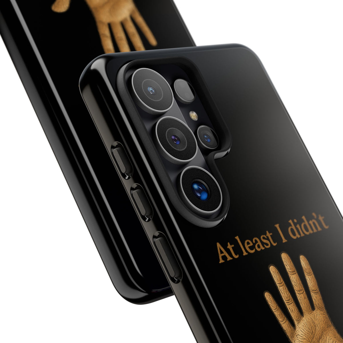 Phone Case — "At Least I Didn't Go Blind" Hand Graphic Protective Cover