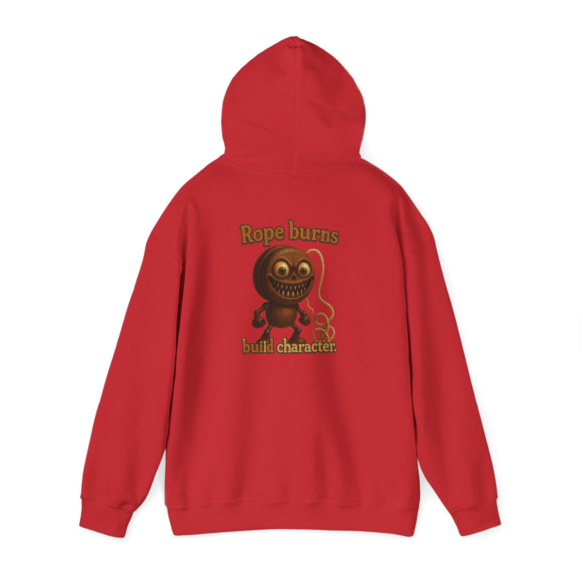 Hoodie — Retro Cartoon Rope Toy 'Bold Character' Graphic Pullover