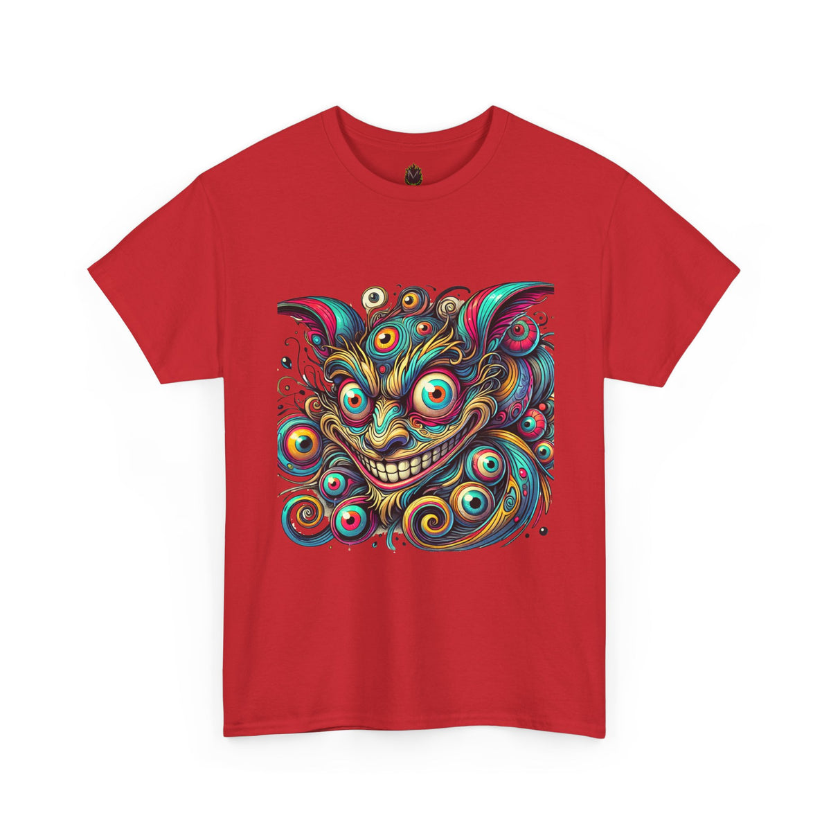 "Psychedelic Cheshire Cat" Trippy Art T-Shirt