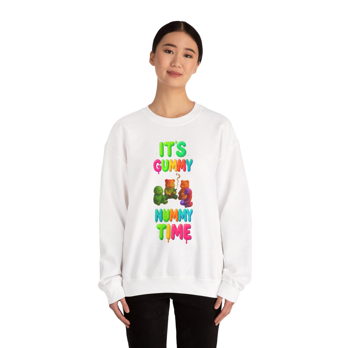 It’s Gummy Nummy Time Crewneck Sweatshirt