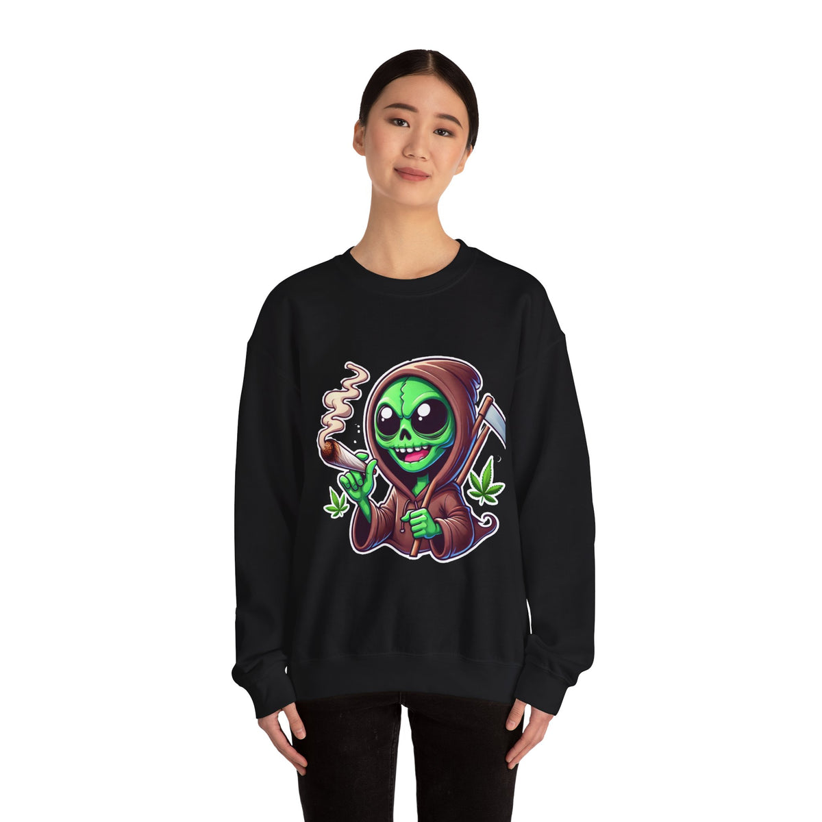 Stoner Reaper Alien Crewneck