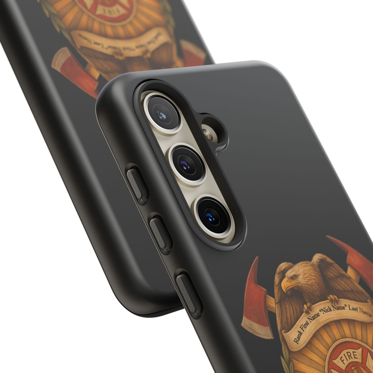 Firefighter Badge Phone Case — Tough Cases Customizable Emblem Design