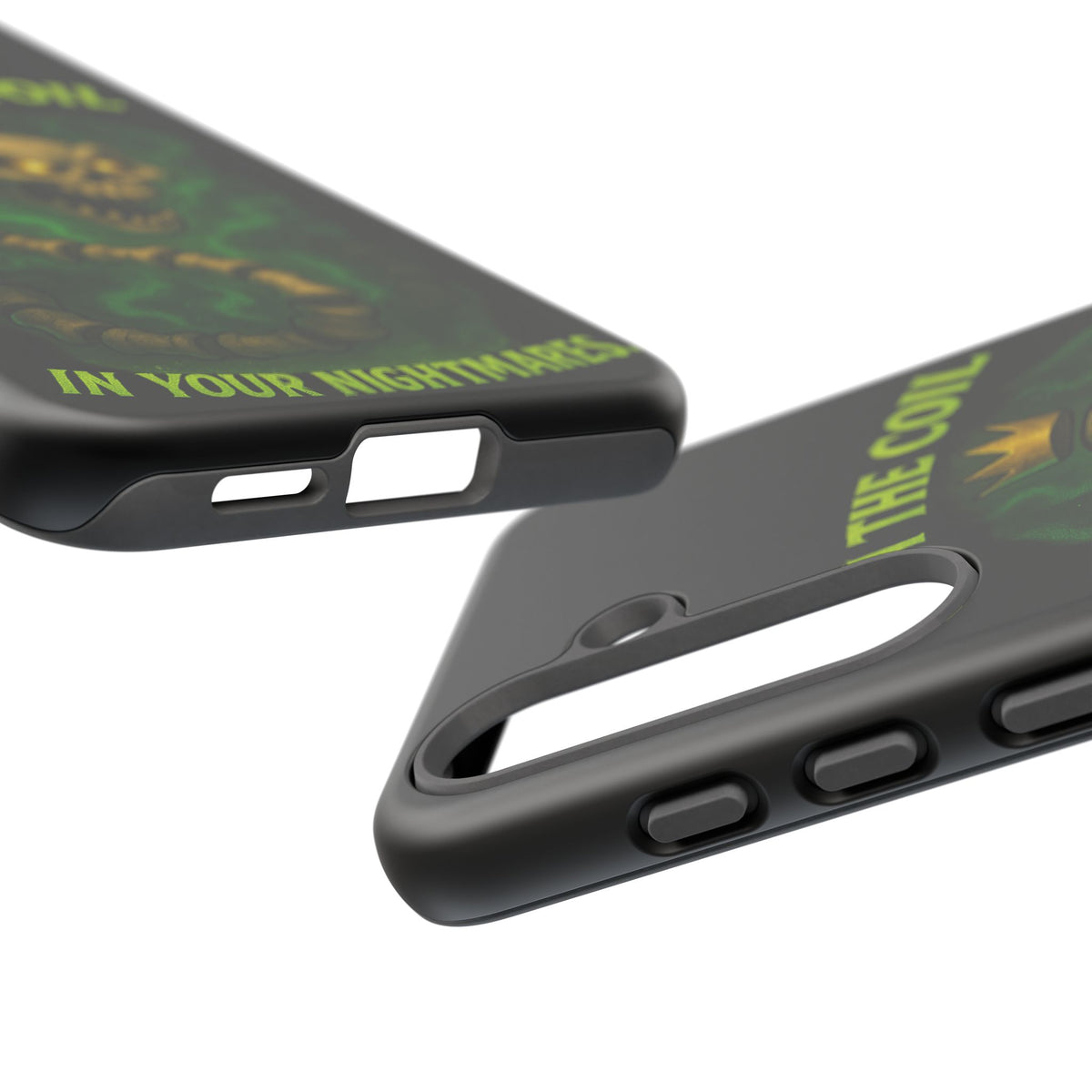 Tough Cases — “I Am The Coil In Your Nightmares” Skull Snake Shockproof Phone Case