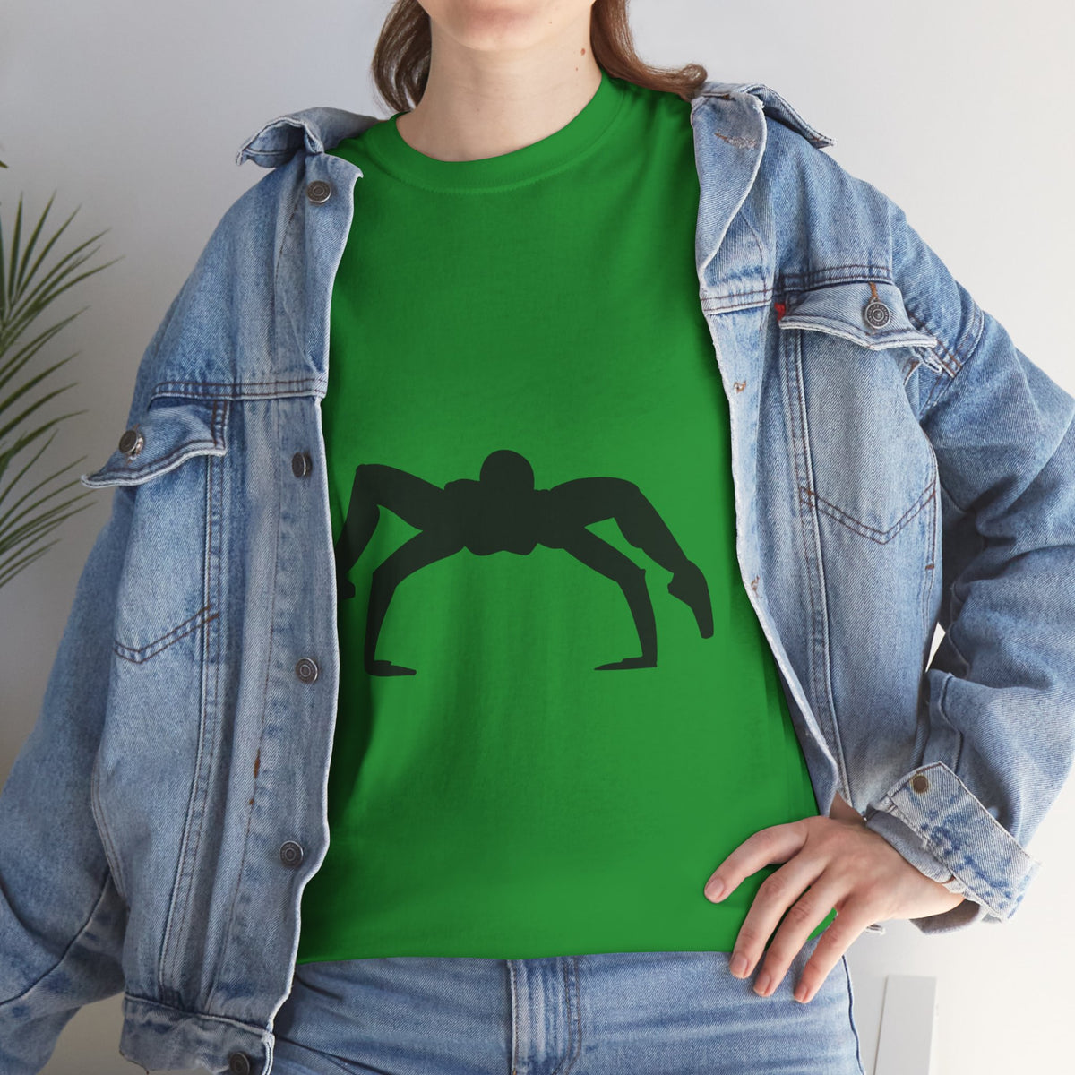 Spider Woman Silhouette – Crawling Shadow Tee