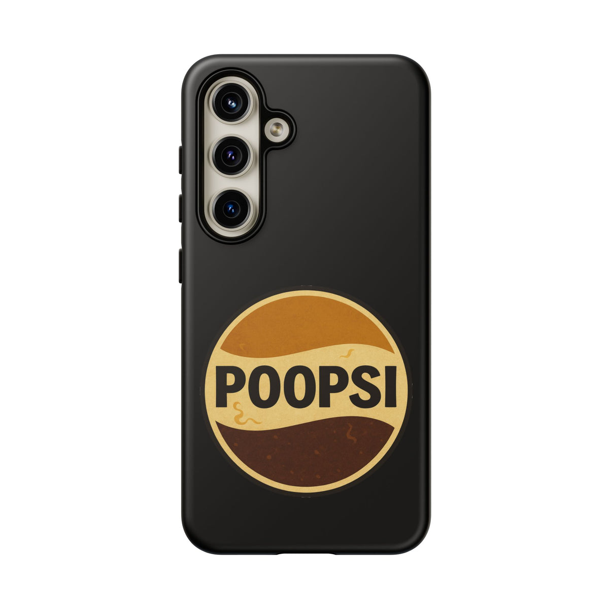 Poopsi Retro Logo Phone Case — Funny Vintage Soda-Inspired iPhone Cover