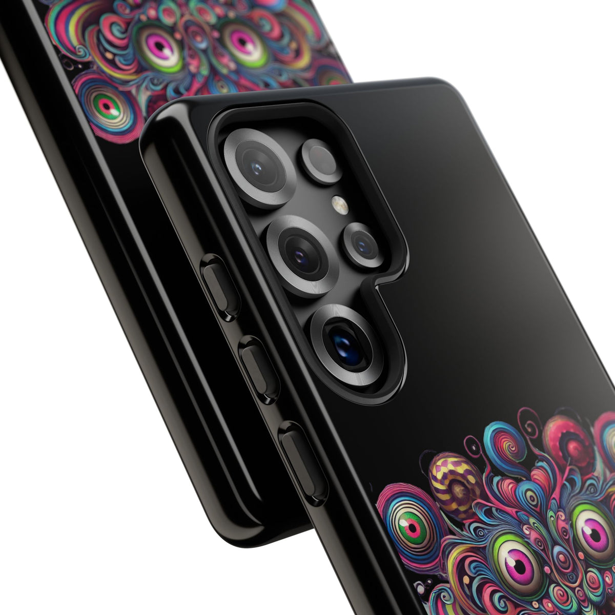 Psychedelic Smiling Eye Cluster Phone Case