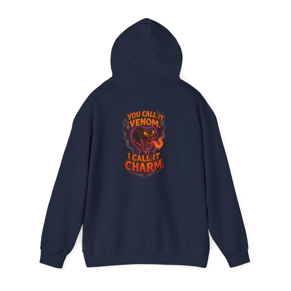 Venom I Call It Charm Hoodie — Spooky Snake Graphic Pullover