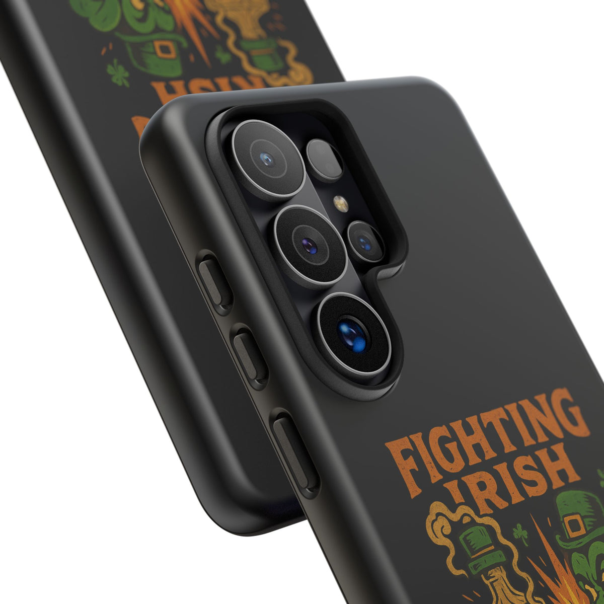 Phone Case — "Fighting Irish: Luck Ran Out, Fists Didn’t" St. Patrick’s Protective Cover