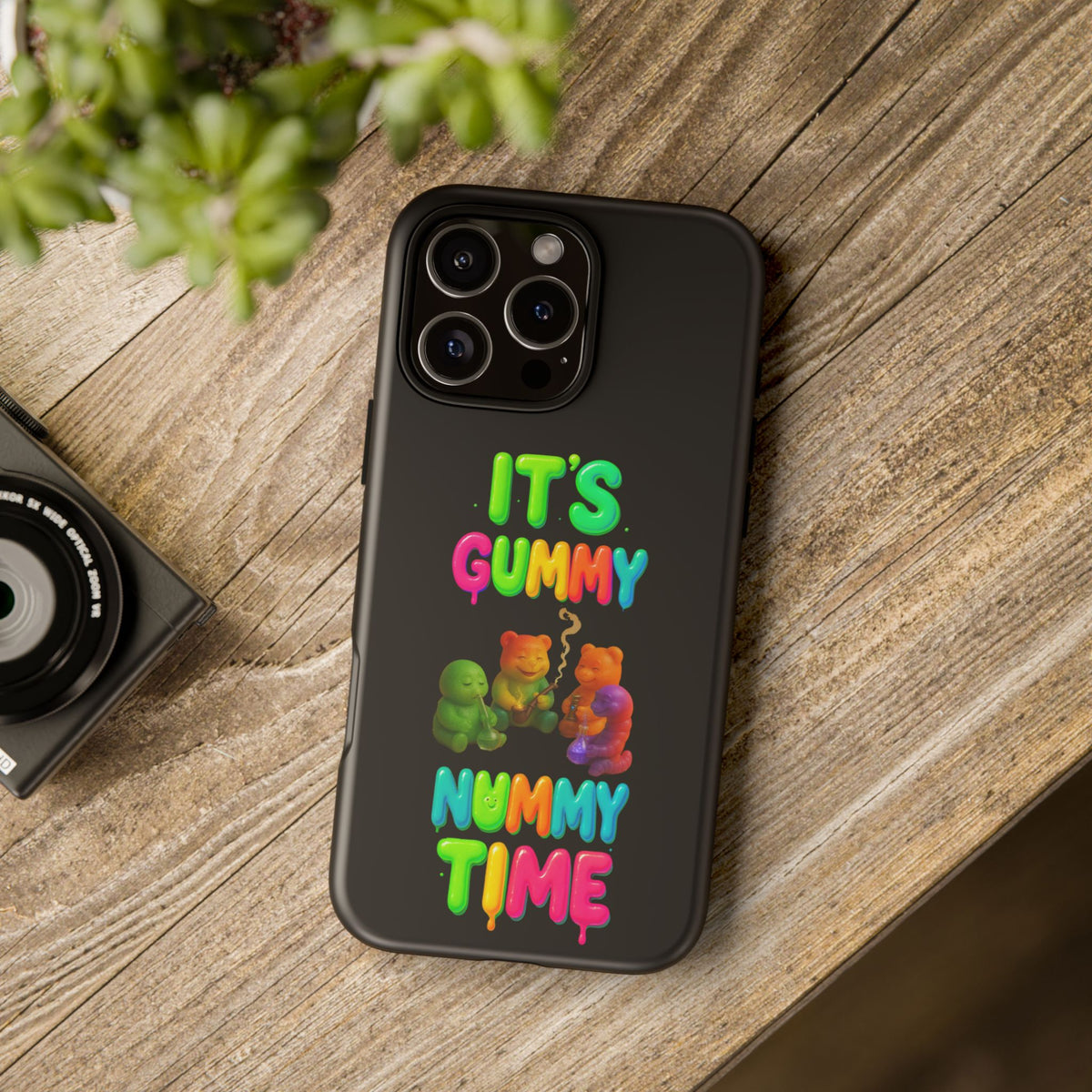 It's Gummy Nummy Time Phone Case — Colorful Gummy Bears Protective Case
